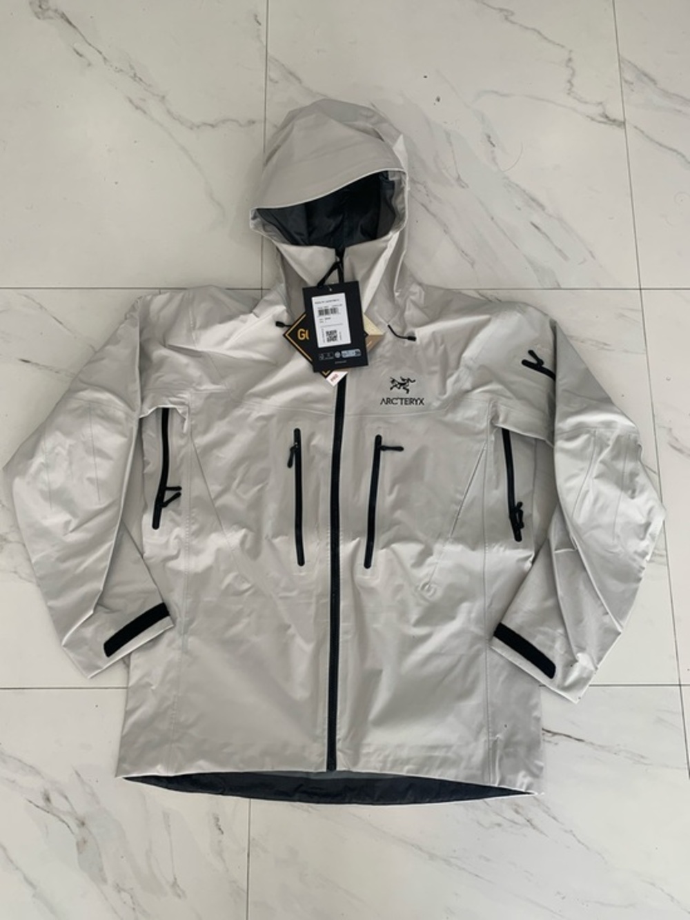 Arcteryx Grey Alpha SV Jacket Mens Size Large